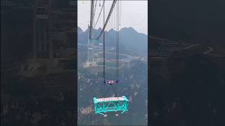 WORLDS HIGHEST BRIDGE 1ST STEEL TRUSS ASSEMBLY  Huajiang Canyon Bridge construction engineering [upl. by Popelka]