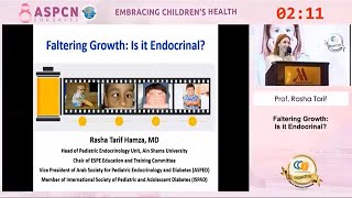 Faltering Growth is it Endocrinal Prof Rasha Tarif [upl. by Burgess]