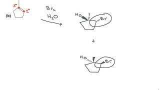 Exercise 927  Predict the Products of Halohydrin Formation [upl. by Waneta939]