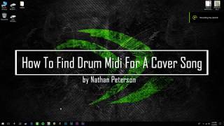 How To Find Drum Midi For A Cover Song [upl. by Ondrej]