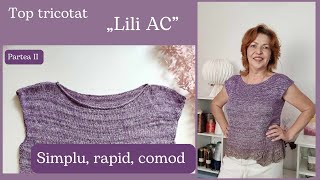 Bluza tricotata  Detalii partea II  Decolteul bluzei si rascroiala manecii [upl. by Standing]