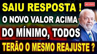 Aumento Do Salário PARA QUEM GANHA ACIMA DO MÍNIMO EM 2024  Entenda Os Reajustes Diferentes [upl. by Yelhs]