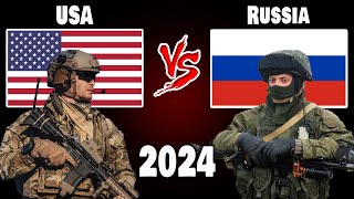 USA vs Russia Military Power Comparison 2024 militarypower [upl. by Morgen]