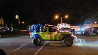 2022 Holly Jolly Christmas  Parade Of Lights  Blossburg PA [upl. by Simetra742]