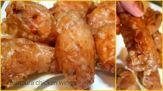 Crispy Fried Chicken Wings Recipe Perfect Tempura crispy Chicken Wings [upl. by Ennairb]