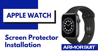 Apple Watch Screen ProtectorCurve Edge Device Installation Instructions by ArmorSuit MilitaryShield [upl. by Ottillia]