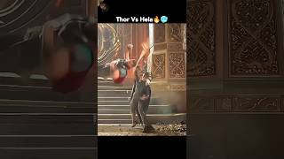 Hela vs thor👀 thor marvel thorragnarok hela loki ytshorts [upl. by Airol]