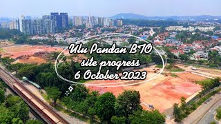 🏗️ ❲06 Oct 2023❳ HDB BTO Ulu Pandan Banks  Glades site progress [upl. by Riaj]