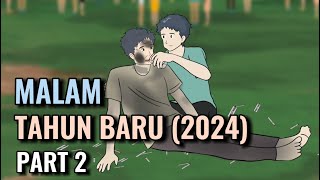 MALAM TAHUN BARU 2024 PART 2  Animasi Sekolah [upl. by Jemina]