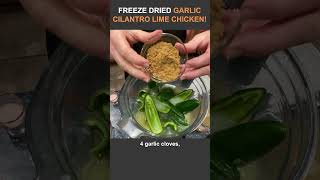 FreezeDried Garlic Cilantro Lime Chicken [upl. by Notseh]