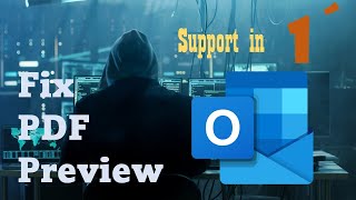 PDF file cannot be previewed because of an error in Outlook [upl. by Croix]