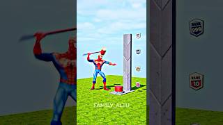 Who is Stronger Hammer Challenge Spiderman vsHulk vs Joker gta spiderman [upl. by Micheal]