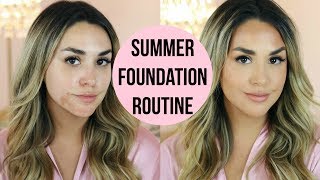 HOW TO COVER DARK SPOTS COMPLETELY FOUNDATION ROUTINE [upl. by Esiouqrut]