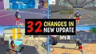 32 CHANGES IN NEW OB41 UPDATE  GARENA FREE FIRE [upl. by Clovis]