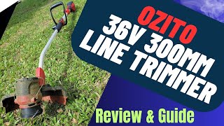 Ozito 36V 300mm Line Trimmer Review amp Guide [upl. by Zerla900]