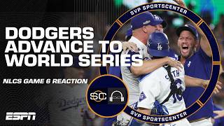 NLCS Game 6 Reaction ⚾ Dodgers close out Mets will face Yankees in World Series  SC with SVP [upl. by Yeznil]