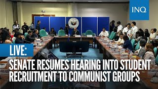 LIVE Senate resumes hearing into student radicalization recruitment to communist groups  August 6 [upl. by Odlanier]