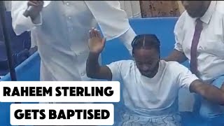 Raheem Sterling Baptised as a Christian in Jamaica 🇯🇲 church baptism  Caribbean [upl. by Georgena66]