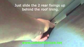 How To Fit a CaliCozy VW California Roof Liner [upl. by Yllom]