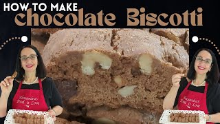 Chocolate Biscotti Recipe A Heartwarming Baking Story [upl. by Jaqitsch702]