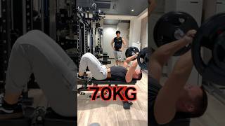 三頭筋の強さを確かめた！＃shorts＃gym [upl. by Ysdnyl]