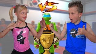 Sister vs Brother TWIN NINJA Challenge [upl. by Garek838]