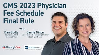 CMS 2023 Final Rule Interpreting the Medicare Physician Fee Schedule [upl. by Eejan]