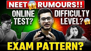 NEET 2025 Rumours 😱 Exam Pattern CHANGED Difficulty LEVEL 🤯 सच क्या है [upl. by Alliscirp224]