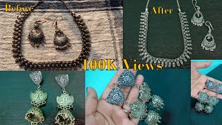 How to Clean Old Oxidized Jewellery At Home [upl. by Odraleba]