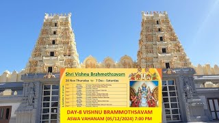 2024 Vishnu Brahmotsavam  Day 8 EVENING [upl. by Ttoile]