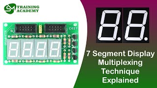 7 Segment Displays Multiplexing Technique Explained [upl. by Colan699]