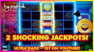 2 ULTRA RARE JACKPOTS Cashman Double Bingo Sun amp Moon Slot  1ST ON YOUTUBE [upl. by Spiegleman331]