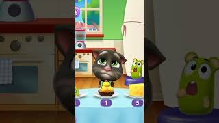 Talking Tom back fast talkingtom2gameplaylevel100 talkingtom shorts funny [upl. by Lertram444]