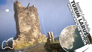 Assassins Creed Valhalla TURIM LARUS Ruins How to Get Treasure Chest Essexe Wealth [upl. by Skyla263]