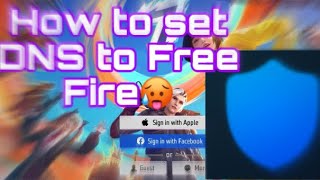 How to set DNS to Free Fire  FREE FIRE [upl. by Leandra]