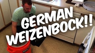 Homebrew Wednesday German Weizenbock All Grain Brewing [upl. by Ddarb]