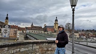 KITZINGEN Walking to the best places to see by a trip at the town Germany [upl. by Lundt]