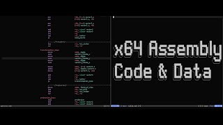 x64 Assembly Programming 01 Code amp Data [upl. by Reibaj]