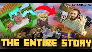 The ENTIRE StoryLore of PewDiePies Minecraft Series Explained Episode 149 [upl. by Sauncho564]