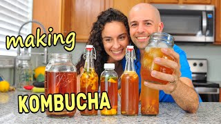 How to Make Kombucha amp Easy Secondary Fermentation Recipes [upl. by Barfuss500]