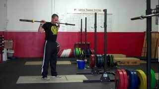 How to High Bar Back Squat ATG Squats [upl. by Greenleaf]