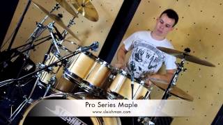 Sleishman Pro Series Natural Maple Rock Kit [upl. by Iderf]