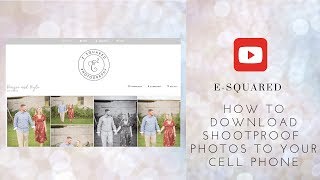 How to download Shootproof photos to your phone [upl. by Daney]