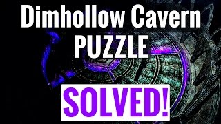 Skyrim REMASTERED  How to Solve the Dimhollow Crypt Brazier PUZZLE  Dawnguard [upl. by Woody200]