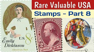 USA Rare Valuable Stamps  Part 8  Selective American Philatelic Rarities Worth Money [upl. by Antony]