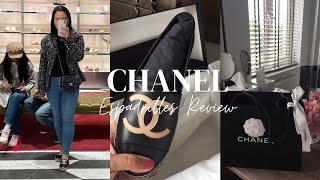 Chanel Espadrilles Unboxing and Review [upl. by Polak]