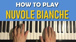 HOW TO PLAY  Ludovico Einaudi  Nuvole Bianche Piano Tutorial Lesson [upl. by Osithe]