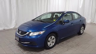 2015 Honda Civic LX Sedan Bozeman Belgrade Big Sky Livingston Kalispell [upl. by Namrehs]