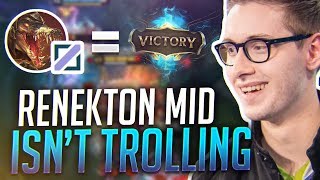 RENEKTON MID ISNT TROLLING  Bjergsen [upl. by Mcmaster]