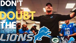 STOP DOUBTING the Lions Fans The Lions will SWEEP the Packers lions onepride [upl. by Aelyk897]